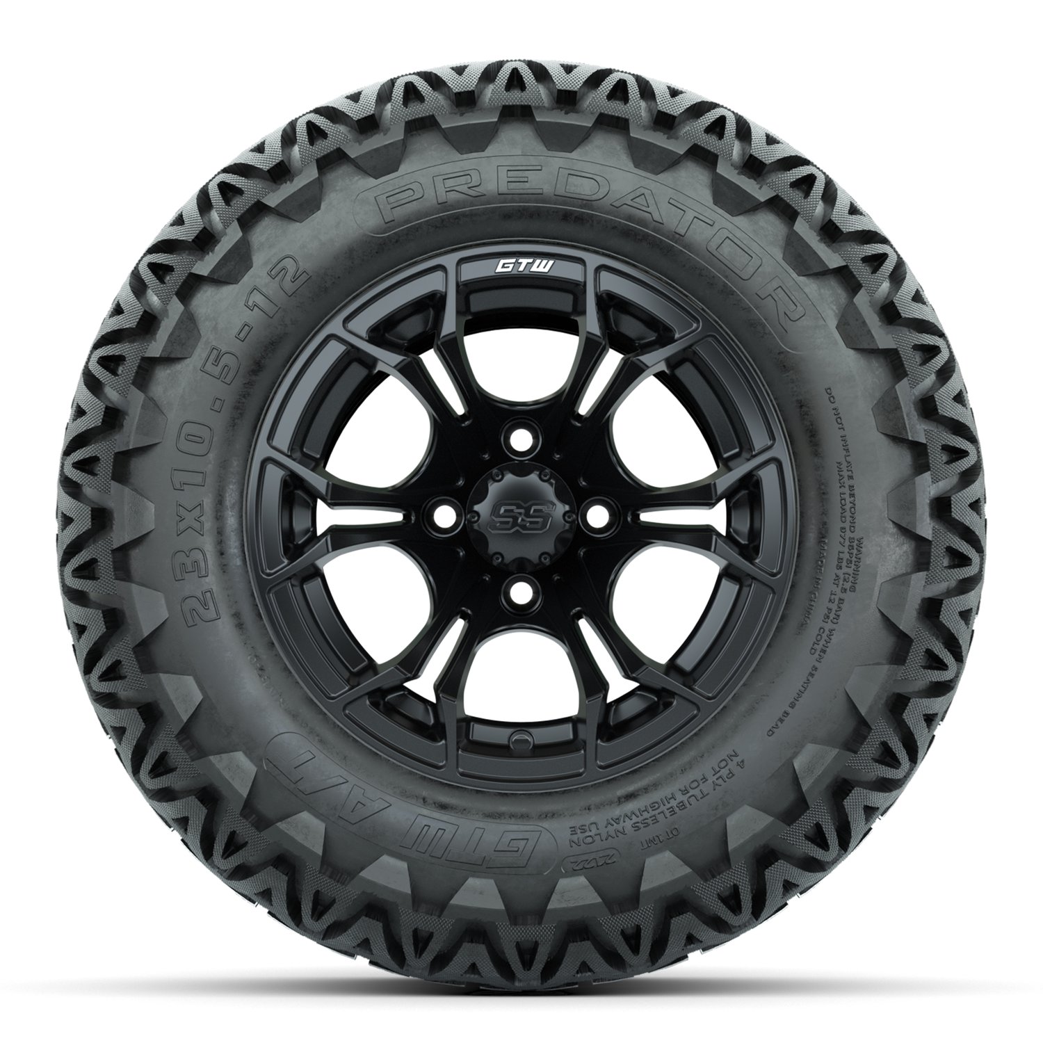 A19-386 Spyder / Matte Black / Predator