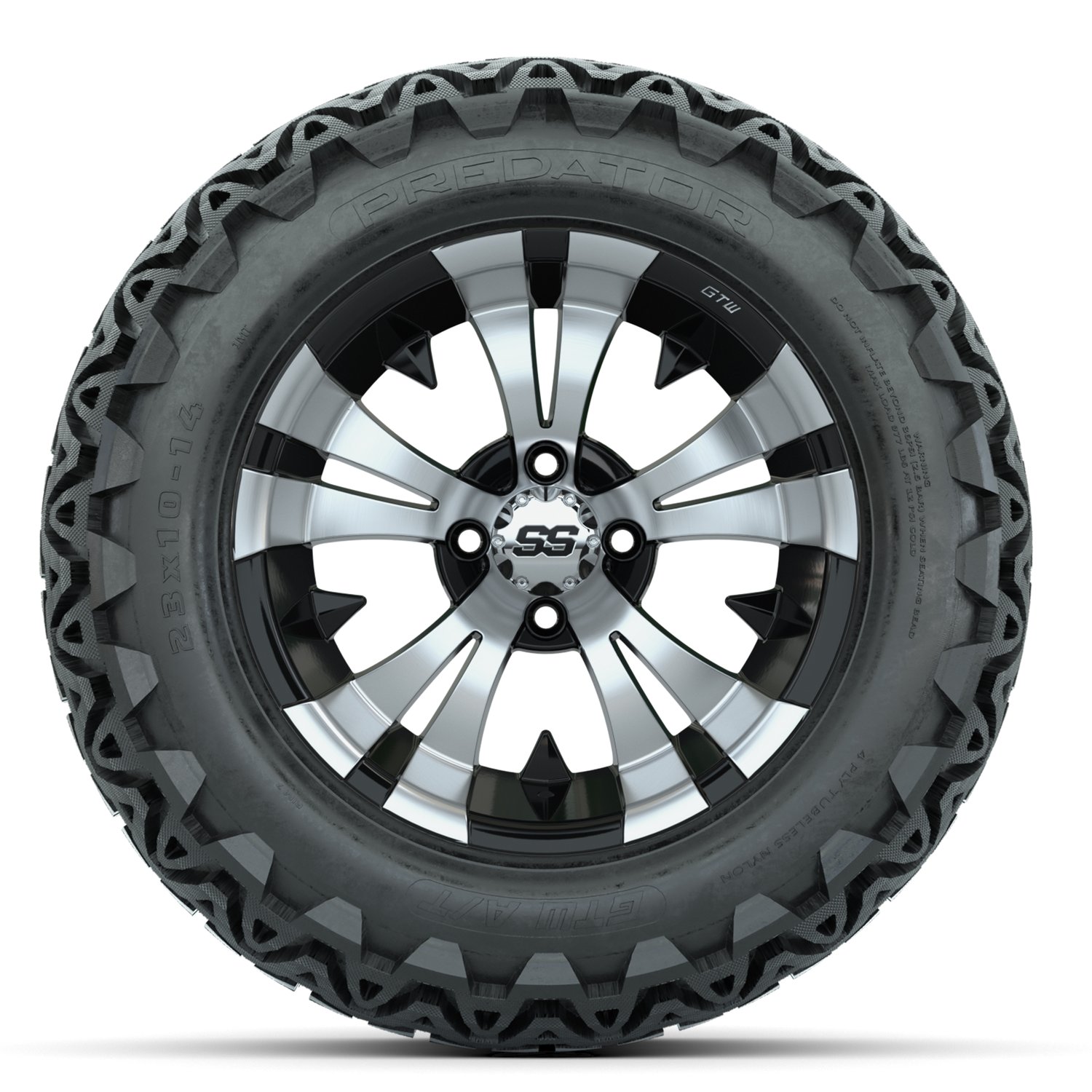 A19-415 Vampire / Machined & Black / Predator