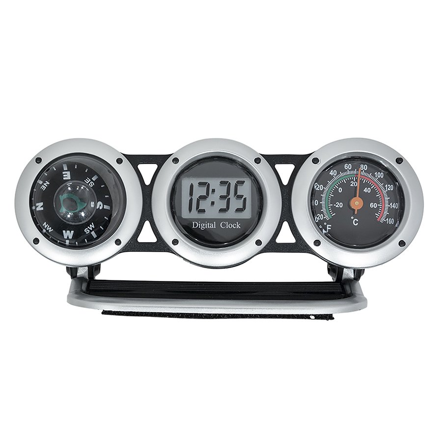 03-131 Bell Clock/Compass /Thermometer Combo