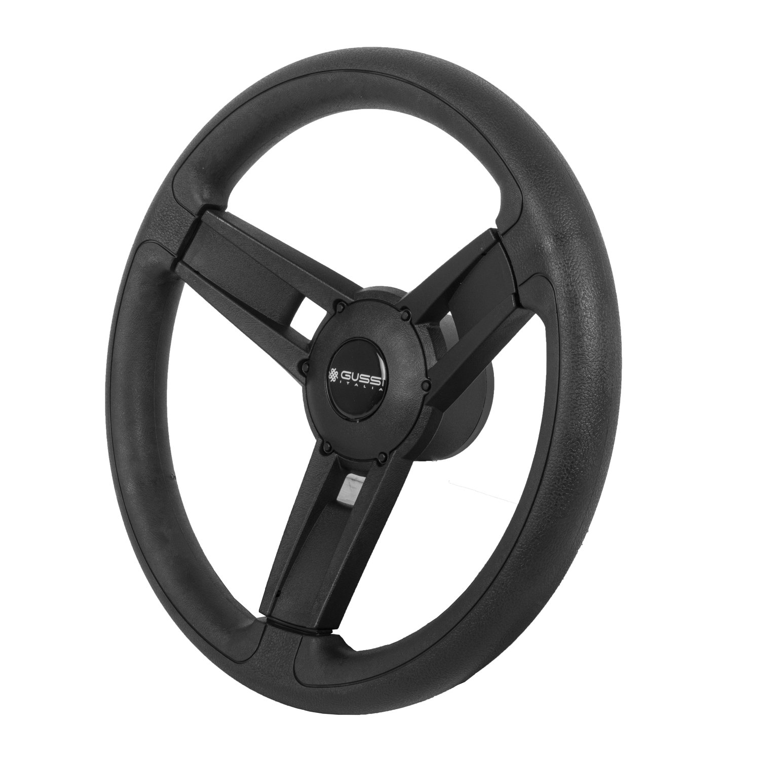 06-163 Gussi Giazza Soft Touch Steering Wheel Black Icon AEV