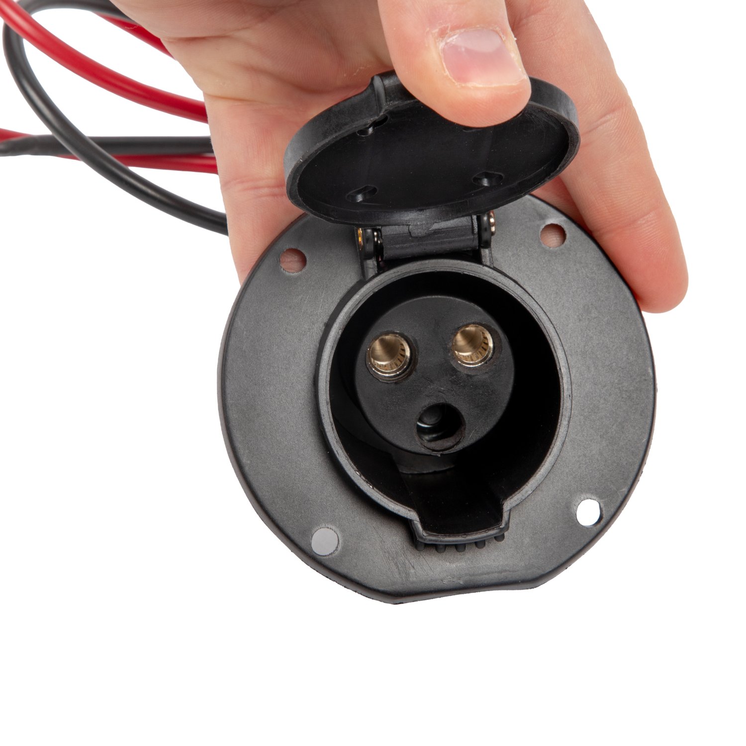 2RC060 Charger Receptacle W/Harness, Switch And Charger Wires