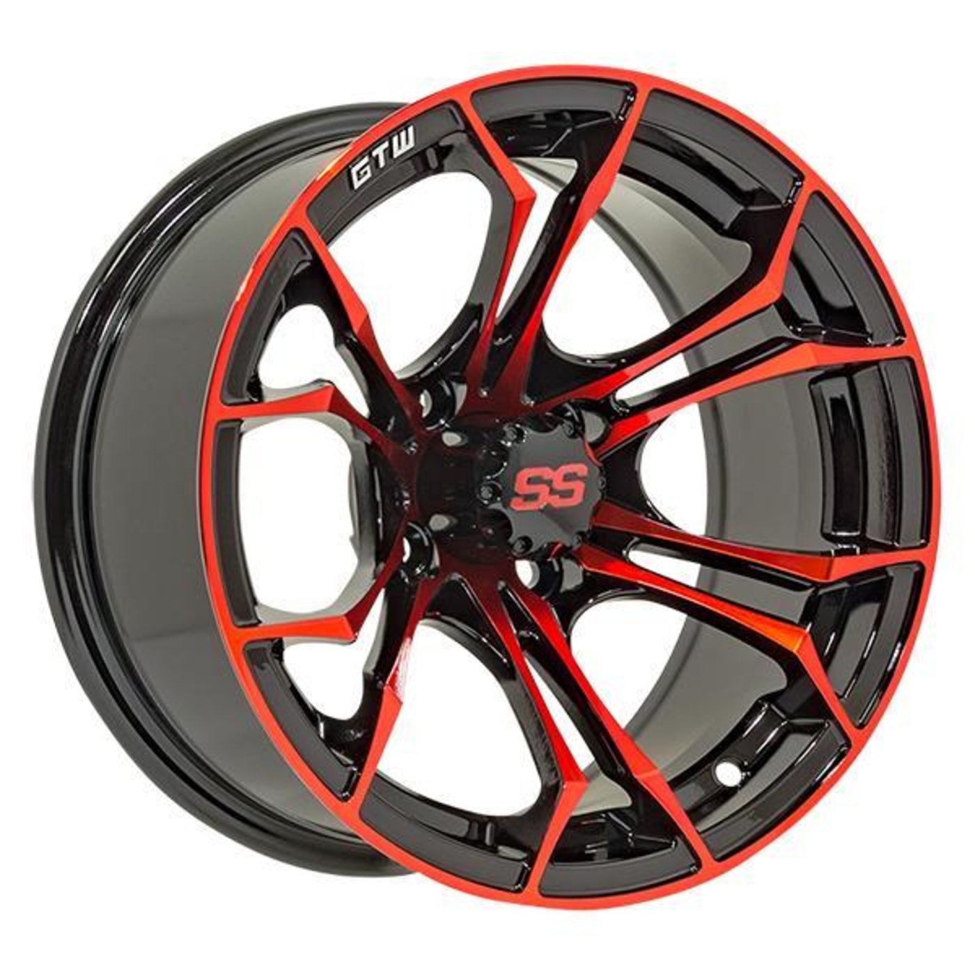 19-222 GTW Spyder 14" Wheels - Red/Black