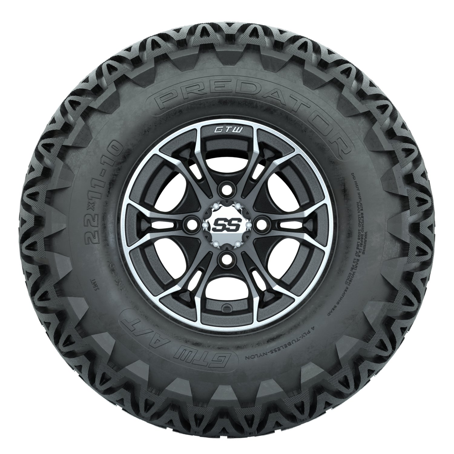 A19-1145 Spyder / Matte Gray & Machined / Predator
