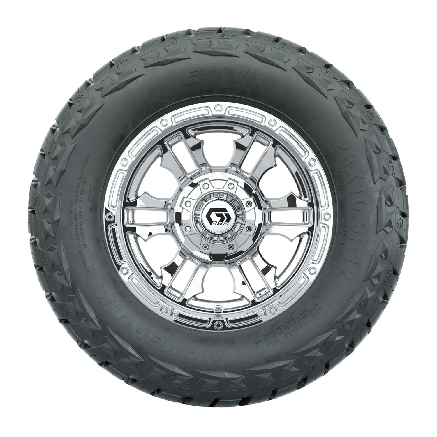 A19-1290 Shogun / Chrome / Maverick 23"
