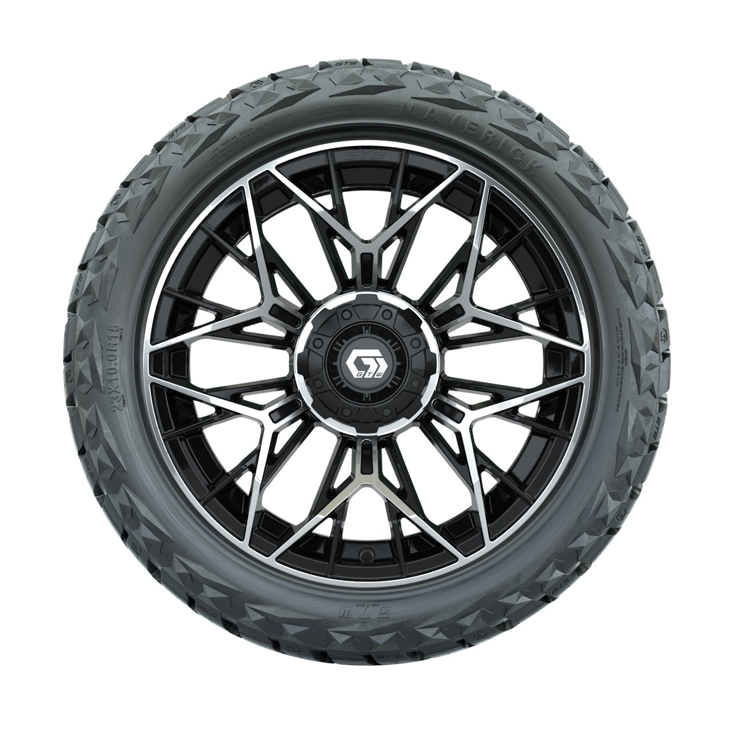 A19-1489 Stellar / Machined & Black / Maverick 23"