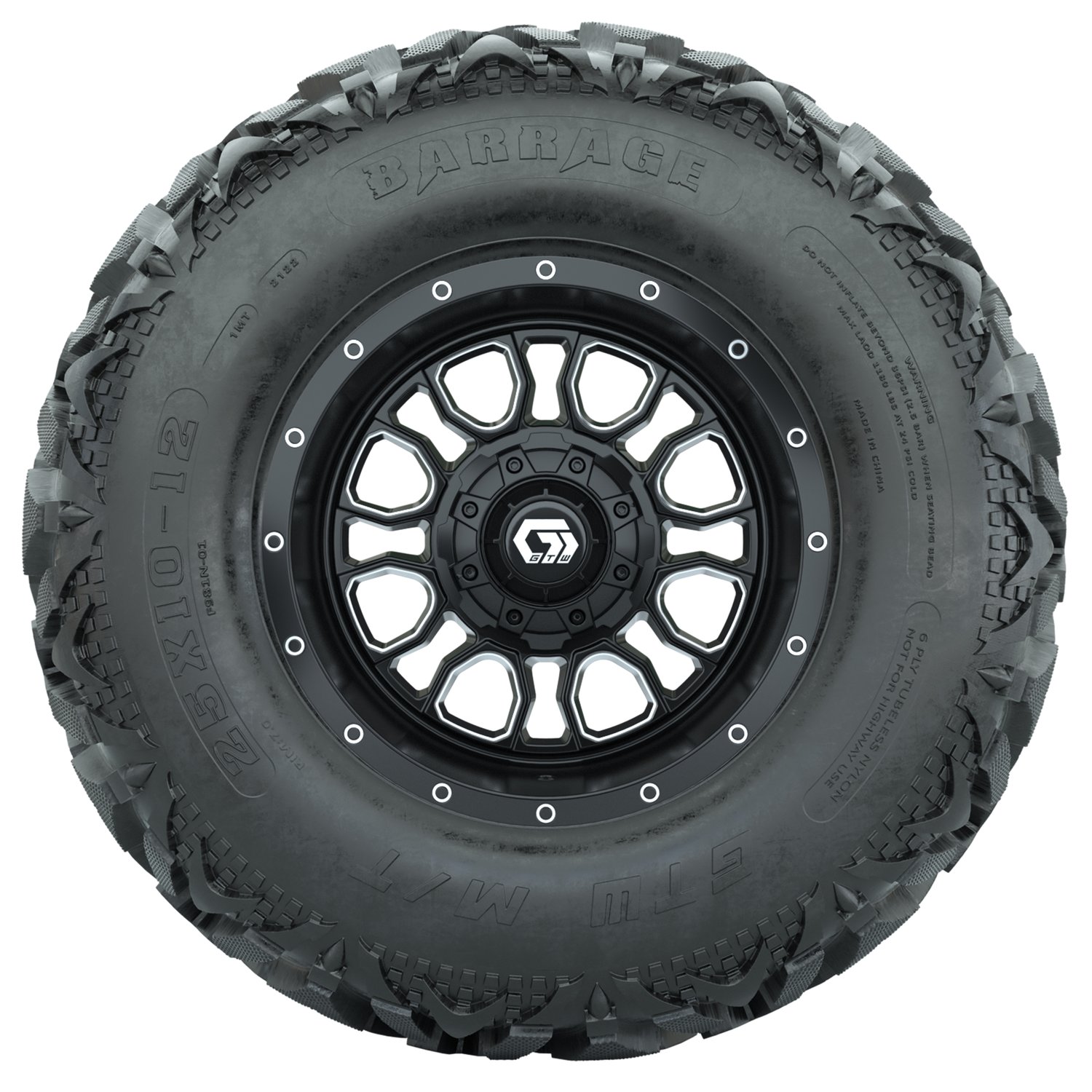 A19-1711 Volt / Machined & Black / Barrage