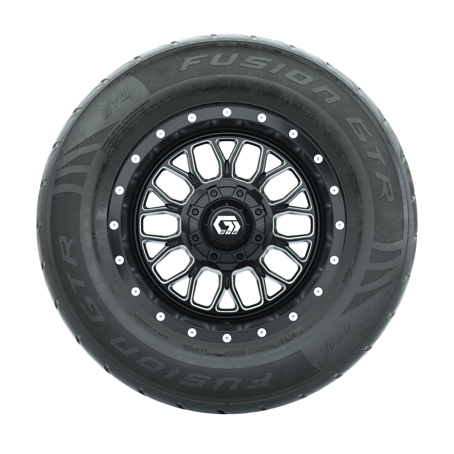 A19-1733 Helix / Machined & Black / Fusion GTR