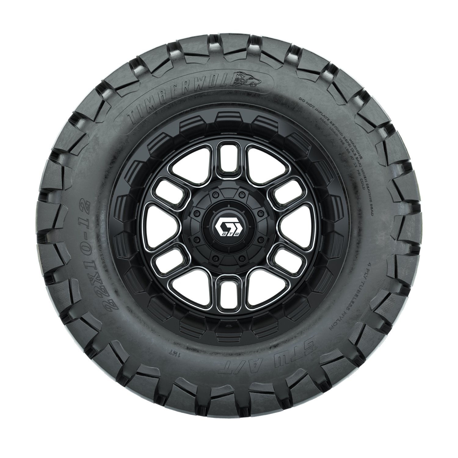 A19-1750 Titan / Machined & Black / Timberwolf