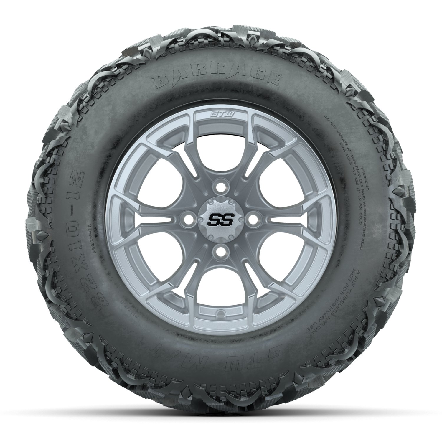 19-351 A19-1770 Spyder / Silver / Barrage