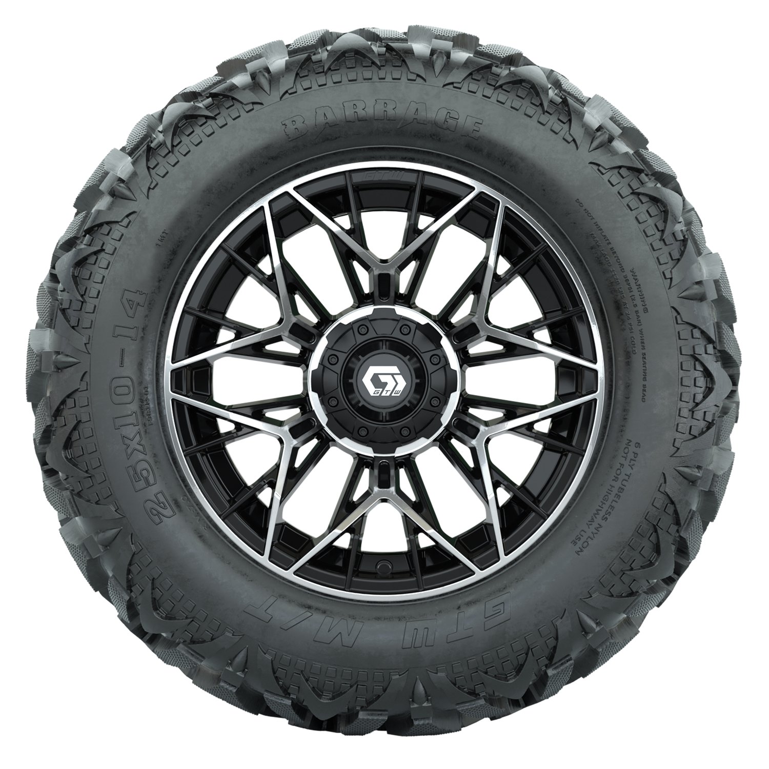 A19-2228 Stellar / Machined & Black / Barrage