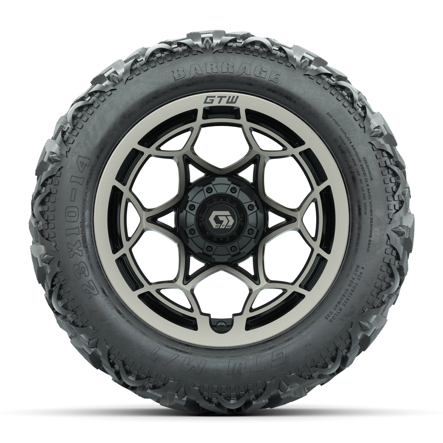 19-394 A19-2338 Nexus / Satin Bronze & Gloss Black / Barrage