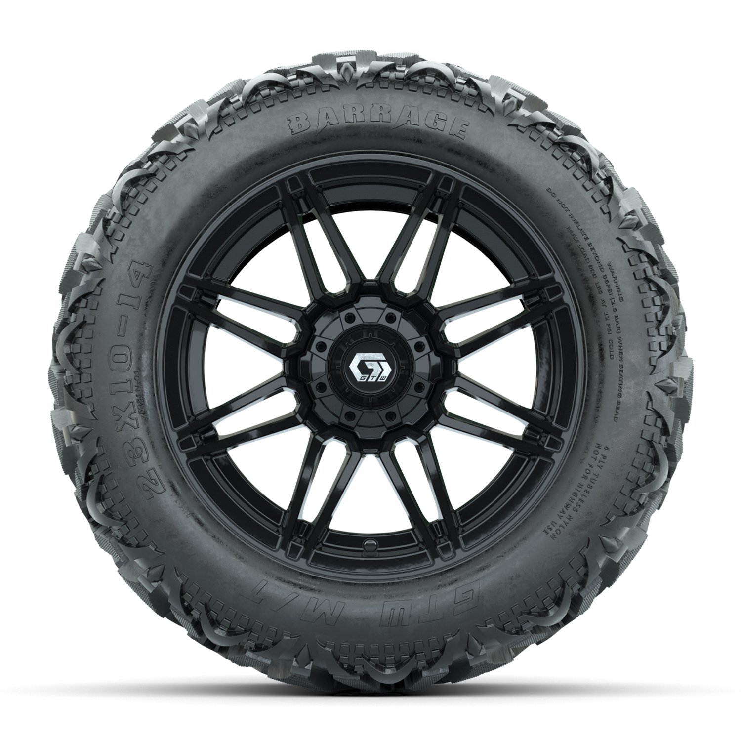 19-411 A19-2547 Stealth / Gloss Black / Barrage