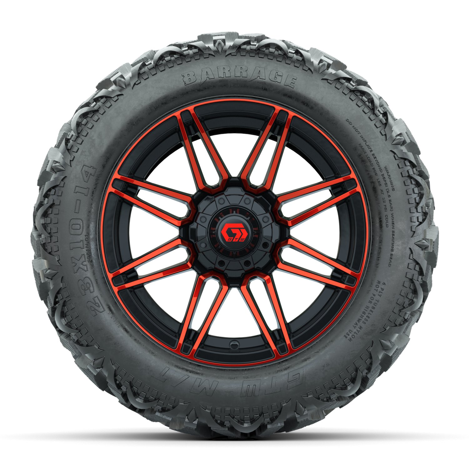 19-413 A19-2556 Stealth / Red & Black / Barrage