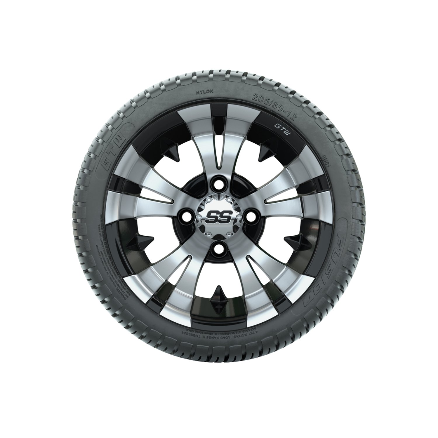 A19-374 Vampire / Machined & Black / Fusion