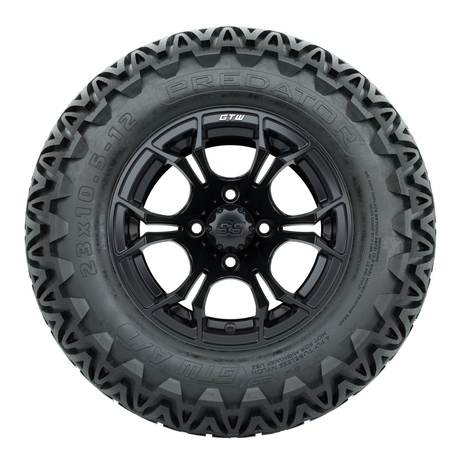 A19-386 Spyder / Matte Black / Predator