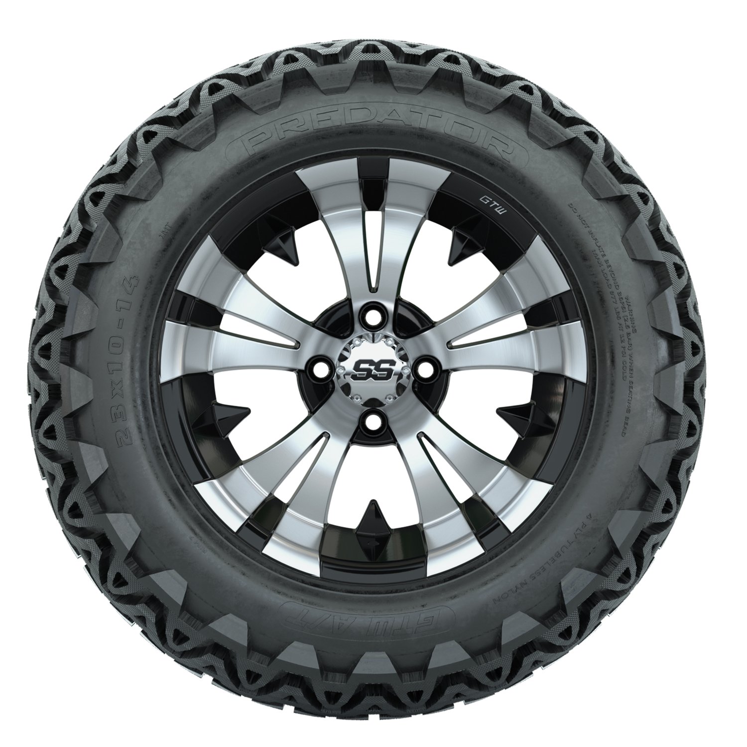 A19-415 Vampire / Machined & Black / Predator