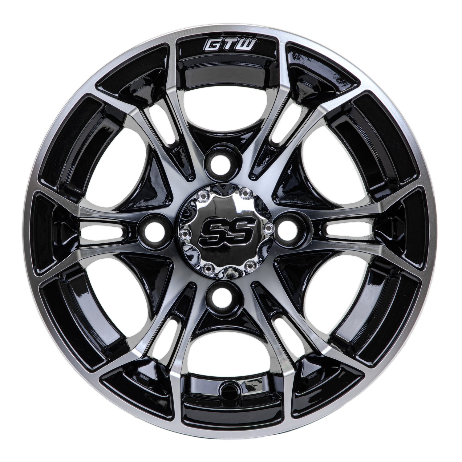 19-384 10" Spyder Wheel - Machined Black
