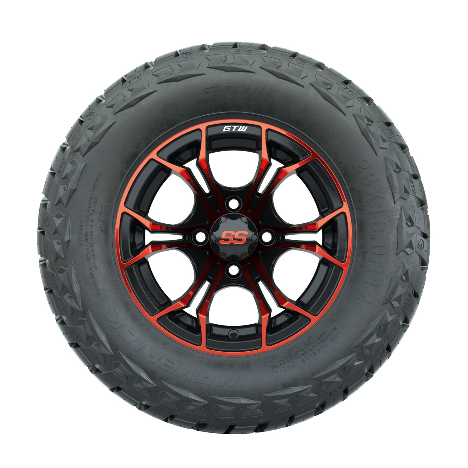 19-219 A19-1411 Spyder / Red & Black / Maverick