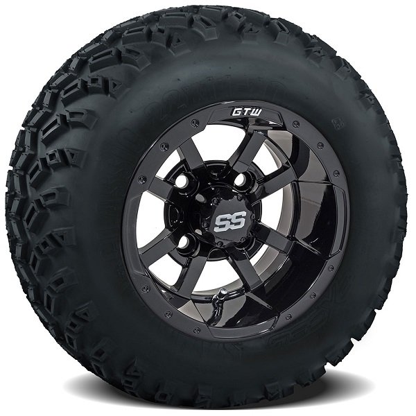 19-106 A19-146 GTW 10" Storm Trooper Black Wheels with 22" Sahara Classic A/T Tires