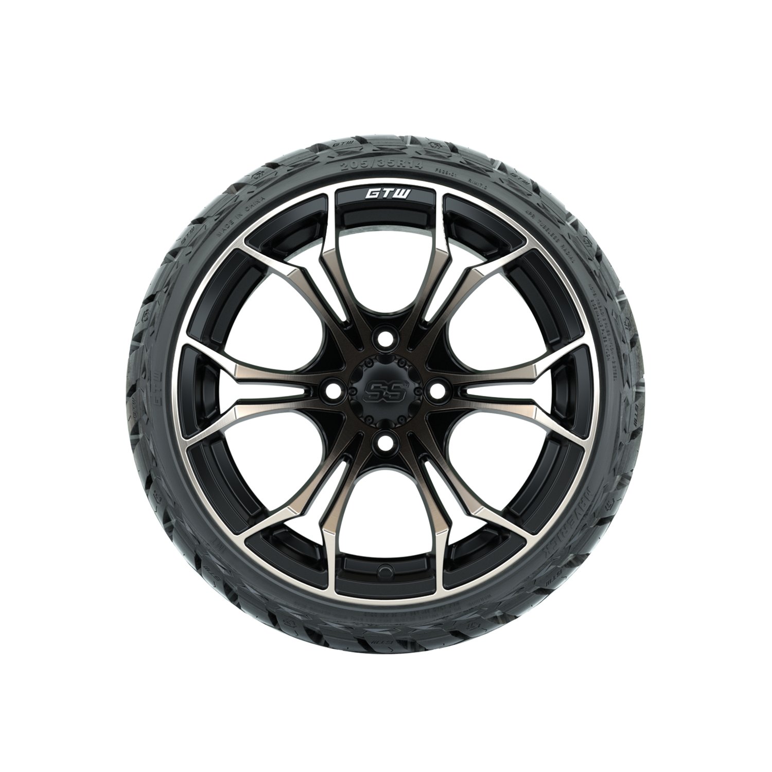 19-254 A19-1477 Spyder / Matte Bronze & Machined / Maverick Lo Pro