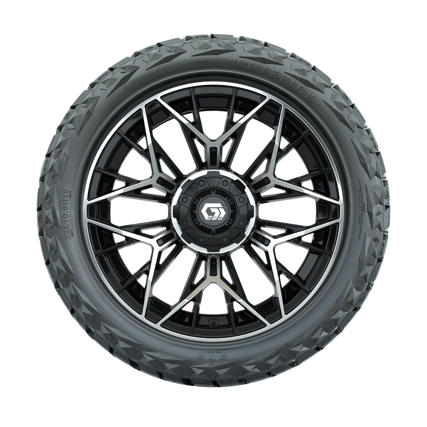 A19-1489 Stellar / Machined & Black / Maverick 23"