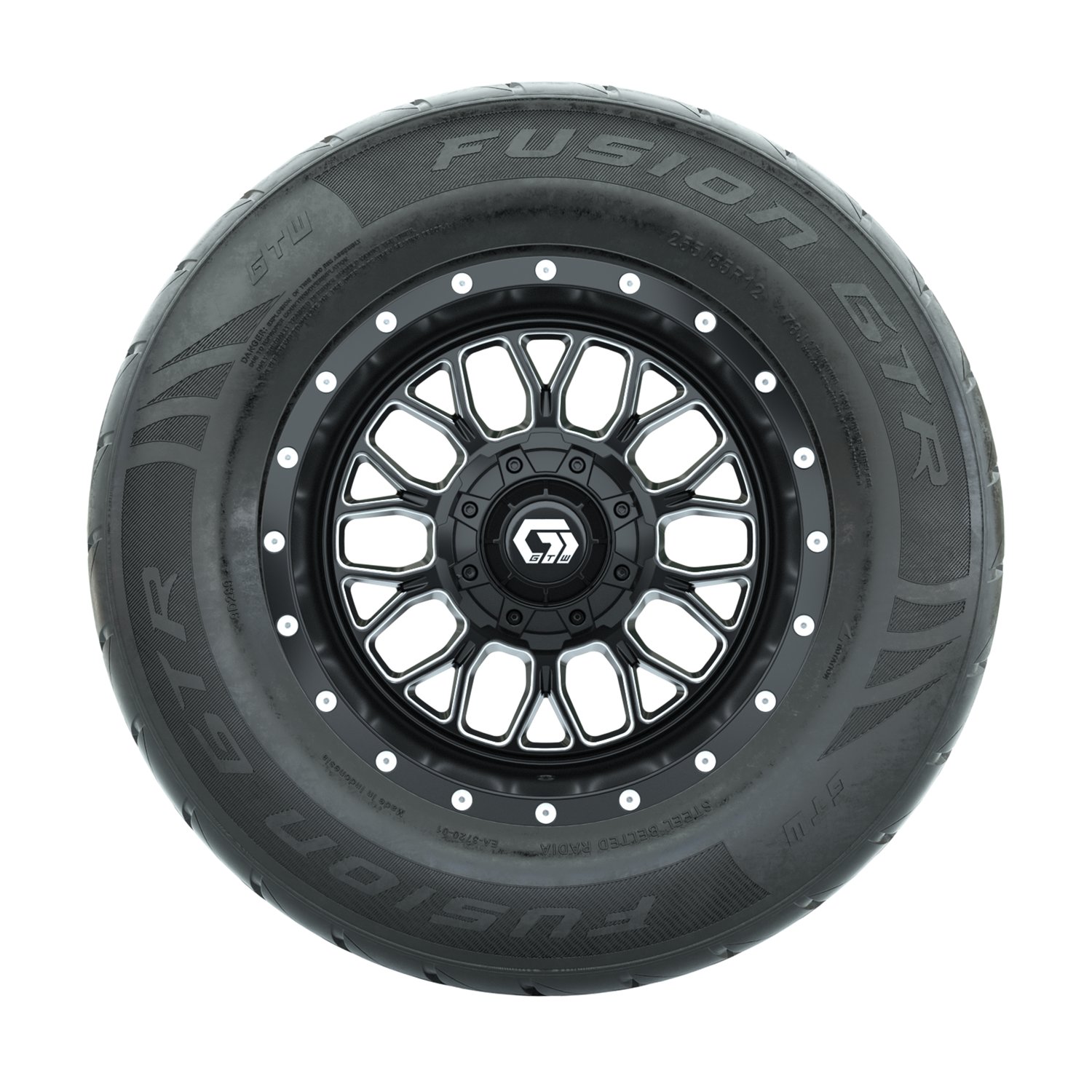 A19-1733 Helix / Machined & Black / Fusion GTR