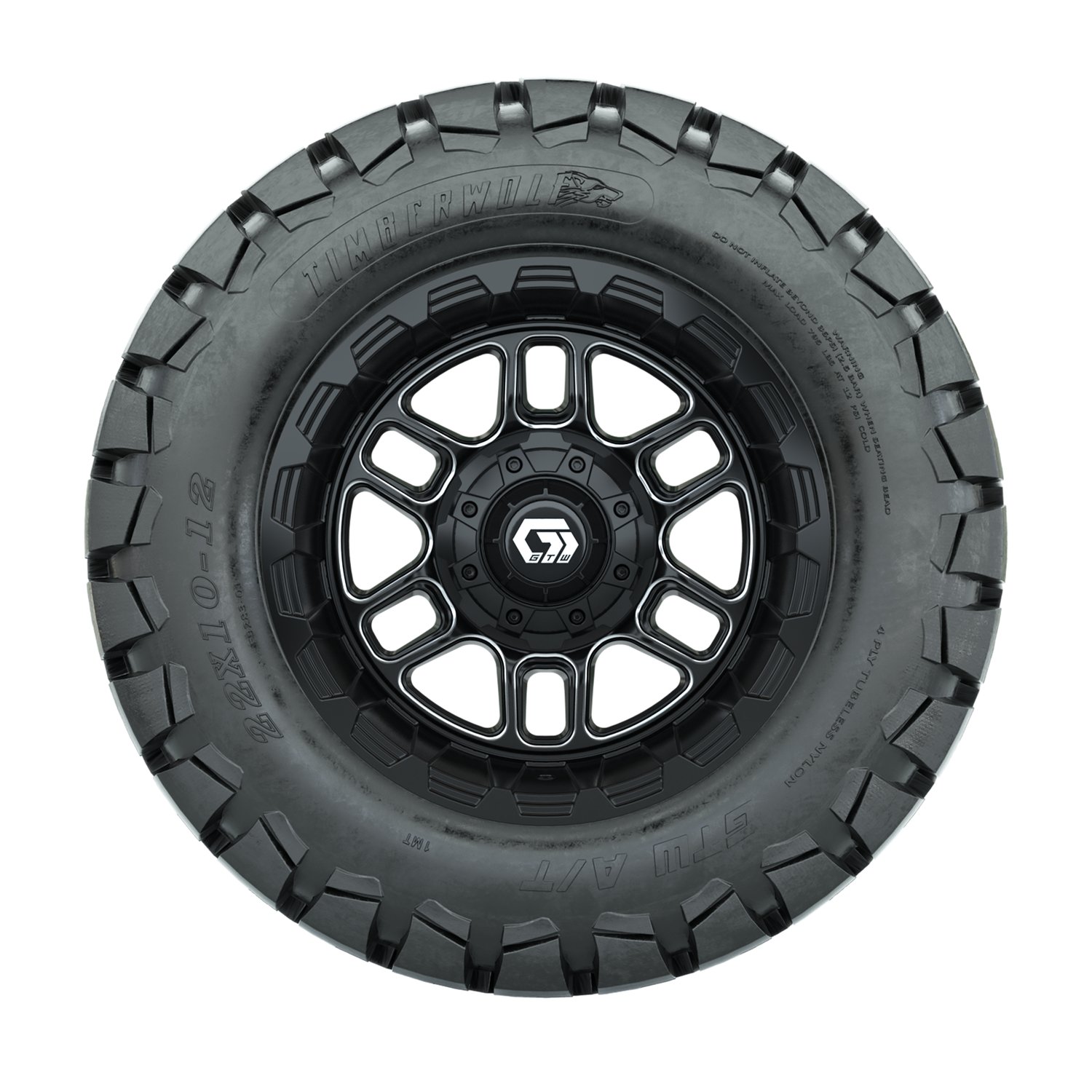 A19-1750 Titan / Machined & Black / Timberwolf