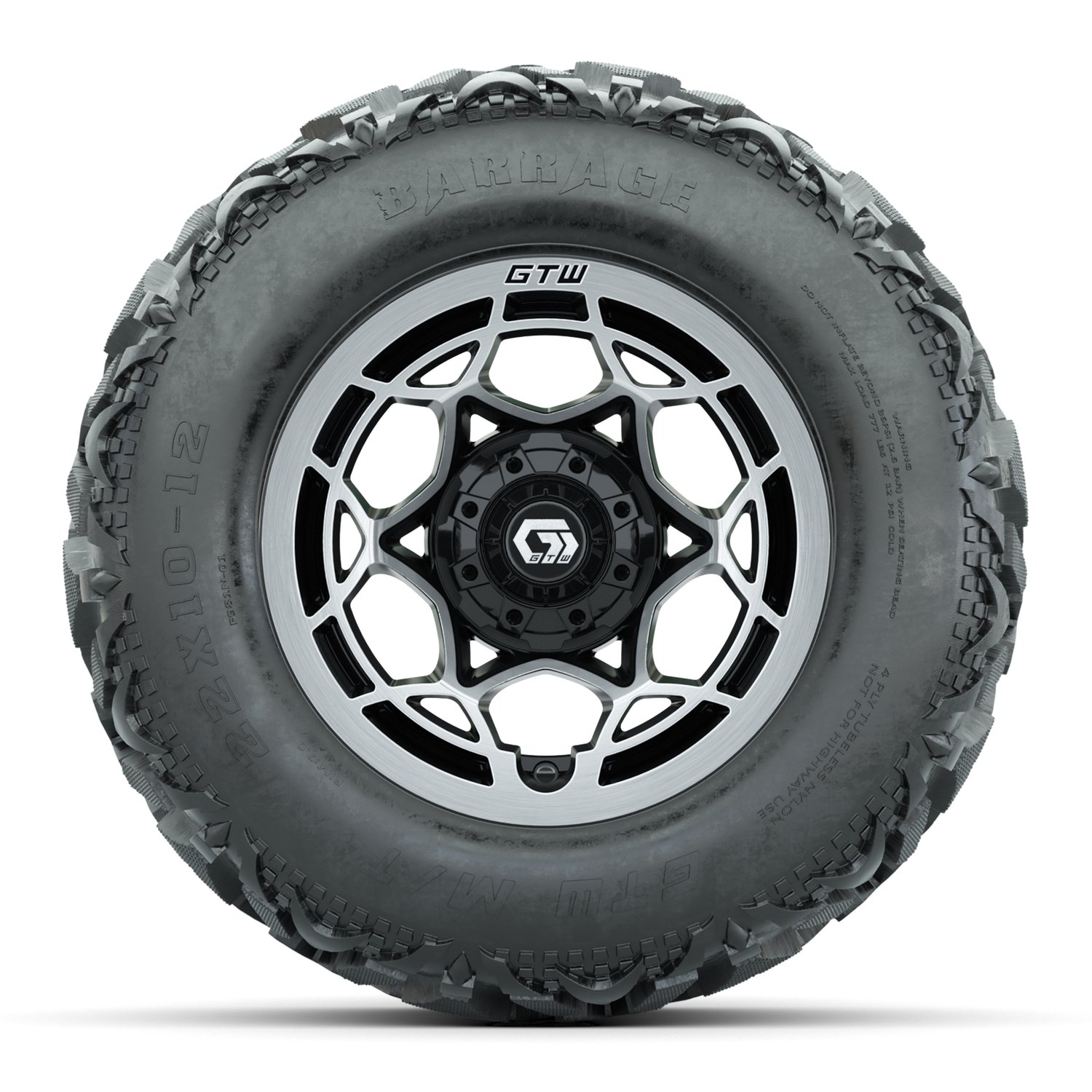 19-391 A19-1852 Nexus / Silver & Gloss Black / Barrage