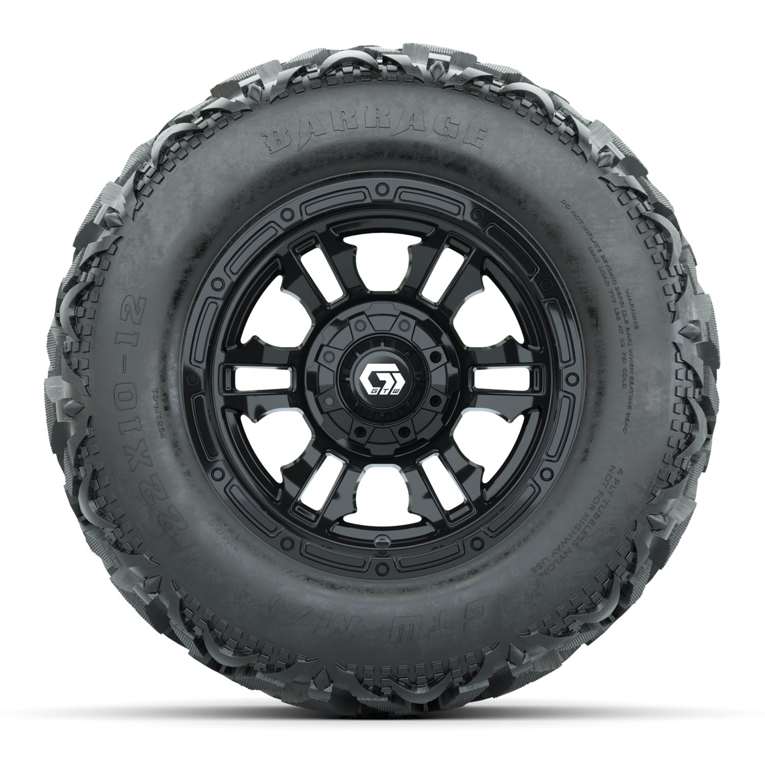 19-399 A19-1884 Shogun / Gloss Black / Barrage