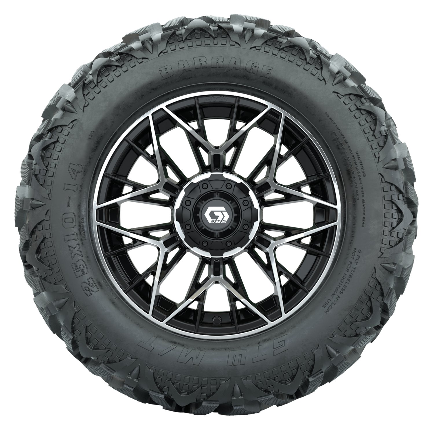 A19-2228 Stellar / Machined & Black / Barrage