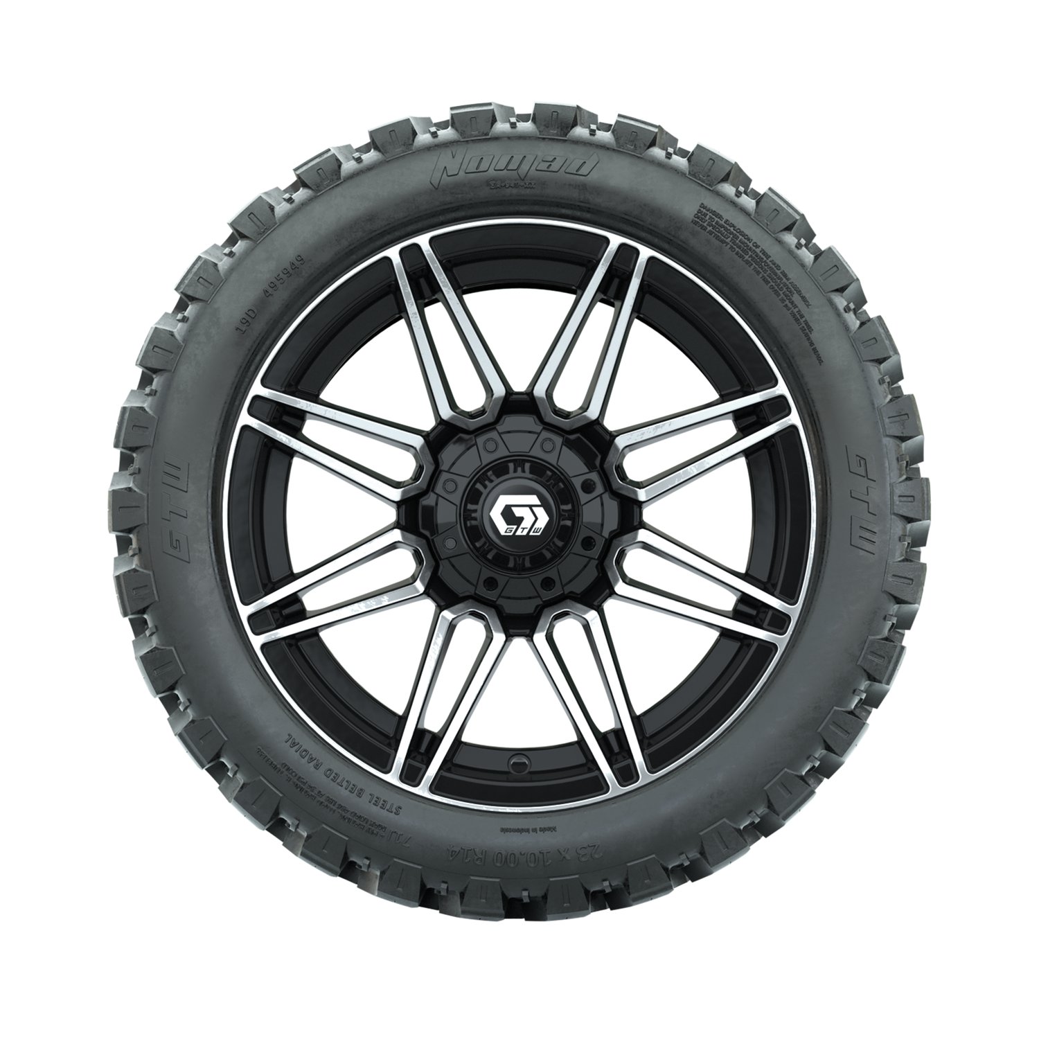 A19-2389 Stealth / Machined & Gloss Black / Nomad