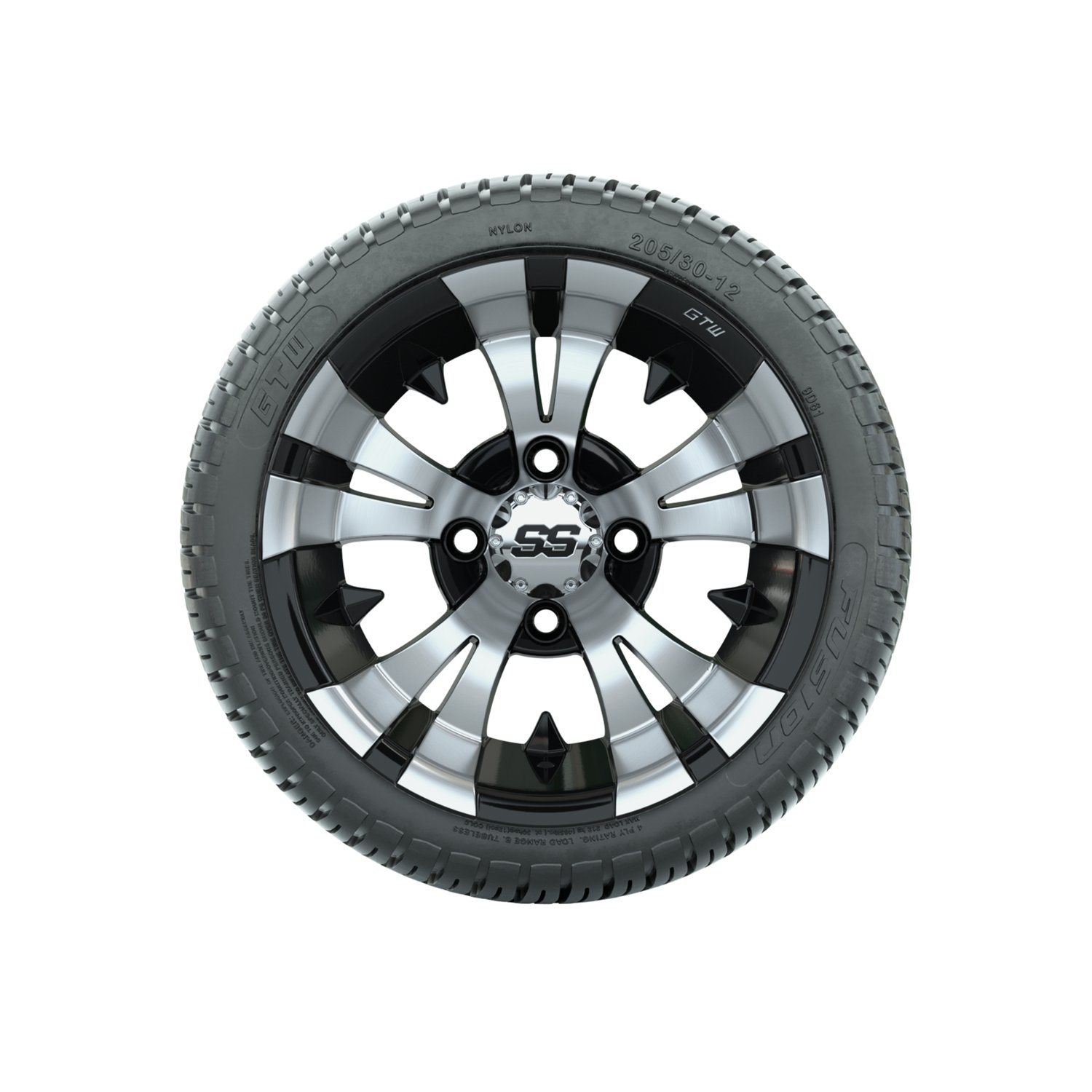 A19-374 Vampire / Machined & Black / Fusion