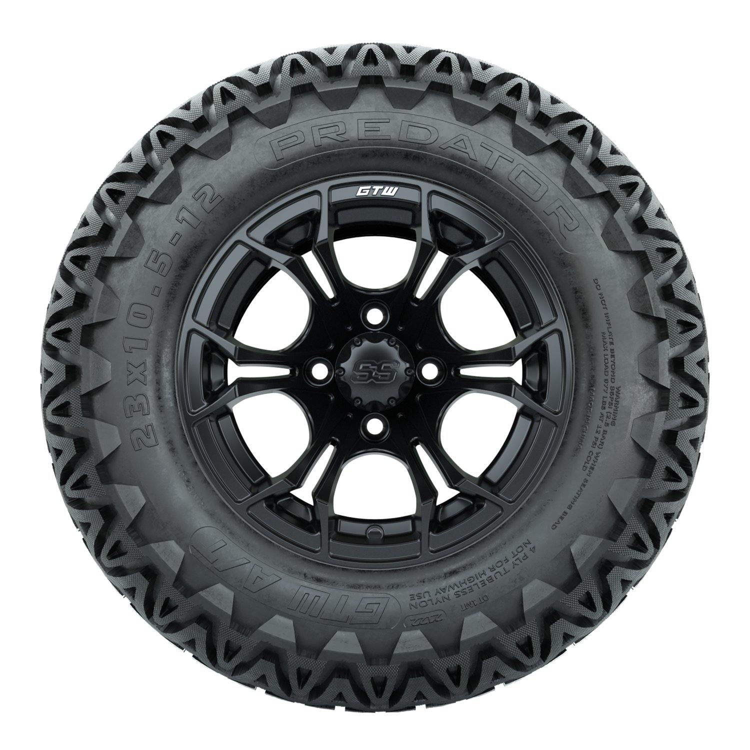 A19-386 Spyder / Matte Black / Predator