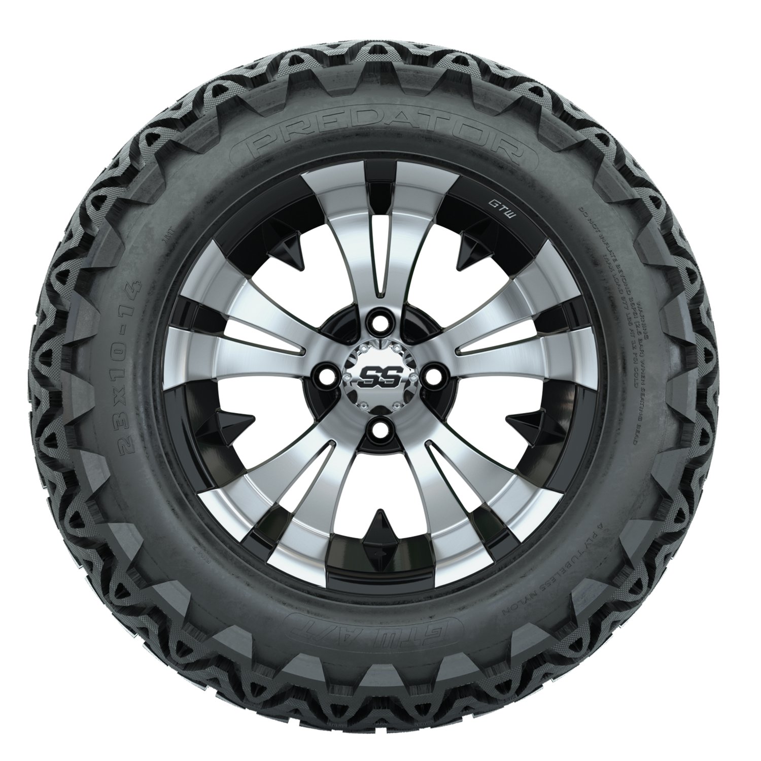 A19-415 Vampire / Machined & Black / Predator