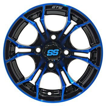 19-223 GTW Spyder 14" Wheel - Blue/Black