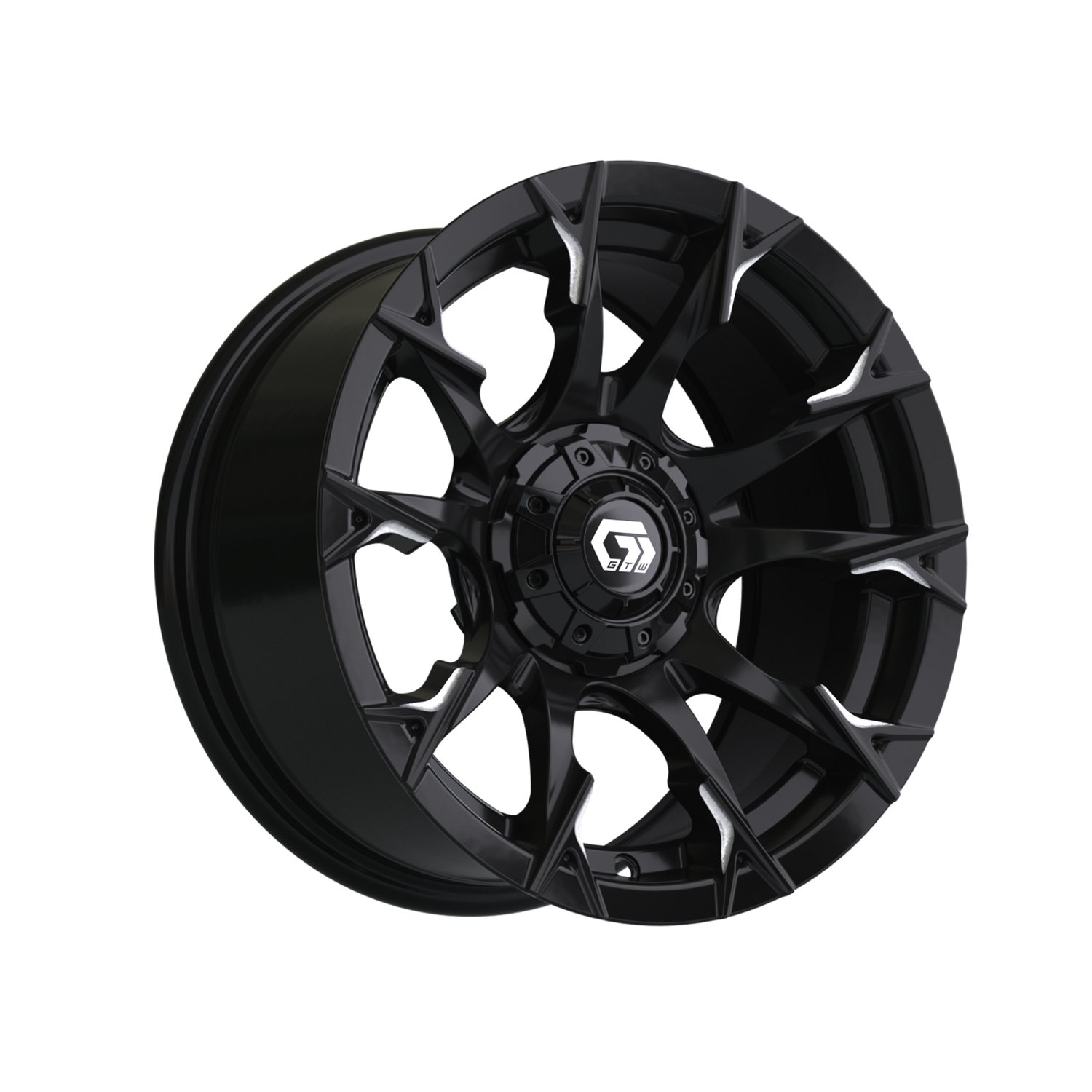 19-416 14" Diablo Gloss Black & Machined