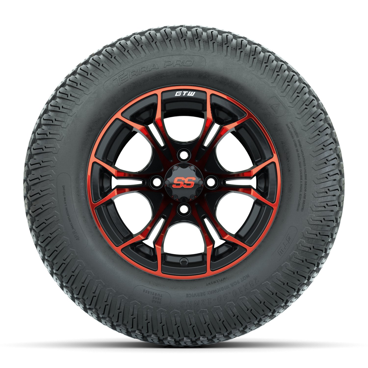 19-219 A19-2180 Spyder / Red & Black / Terra Pro