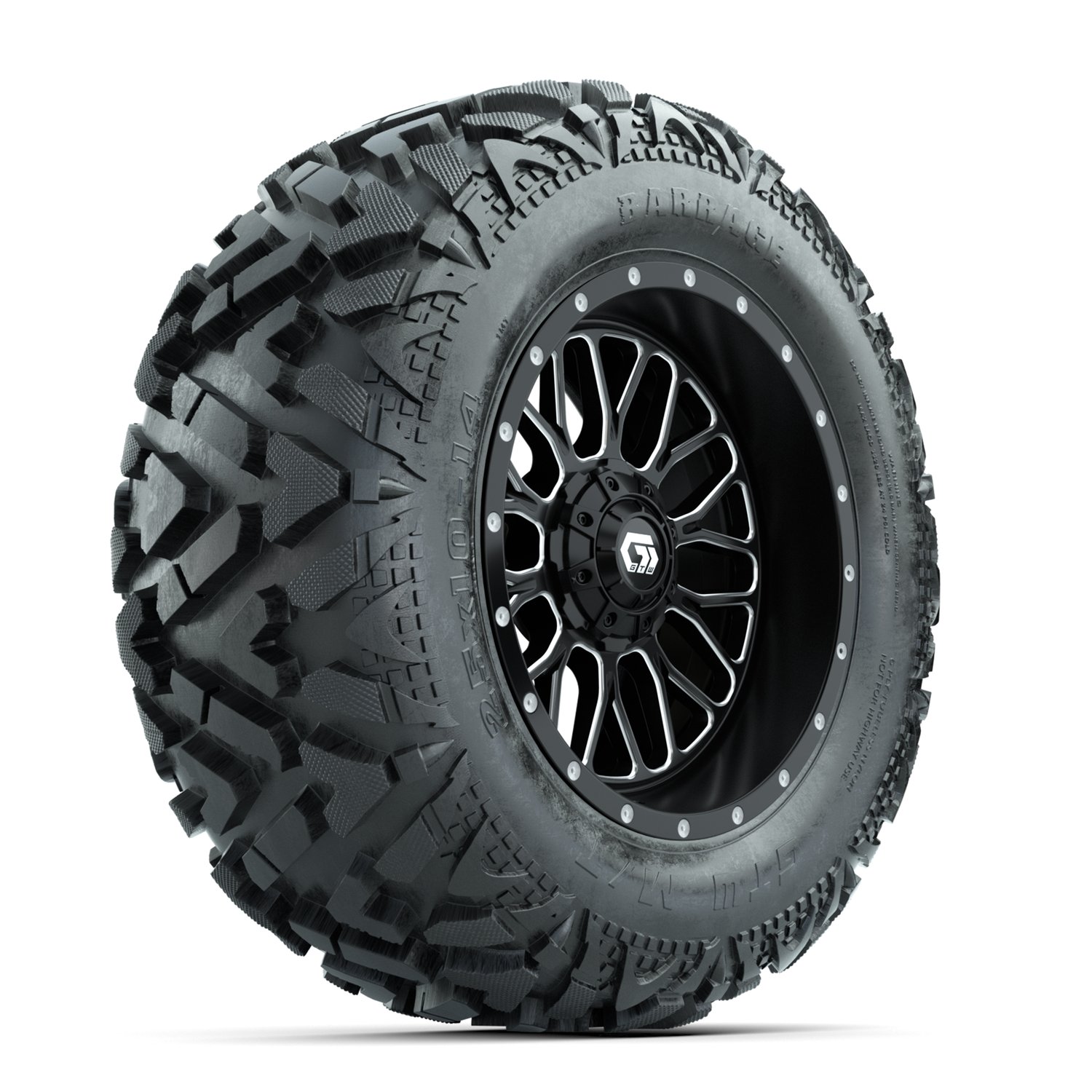 A19-2261 Helix / Machined & Black / Barrage