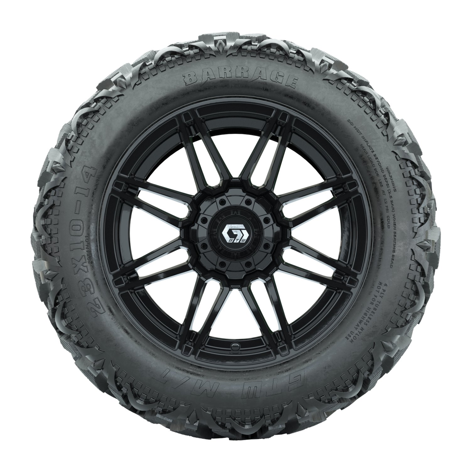 19-411 A19-2547 Stealth / Gloss Black / Barrage