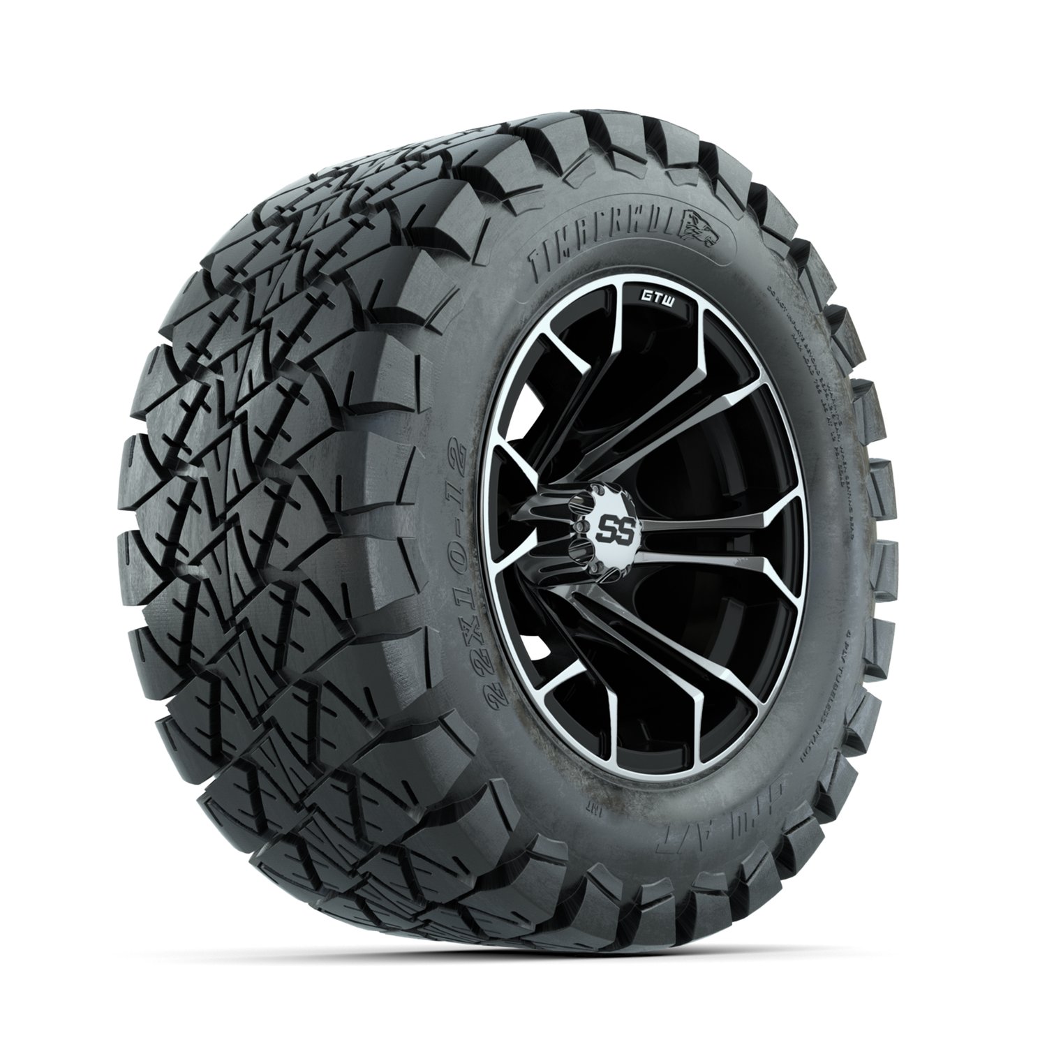 A19-376 Spyder / Machined & Black / Timberwolf