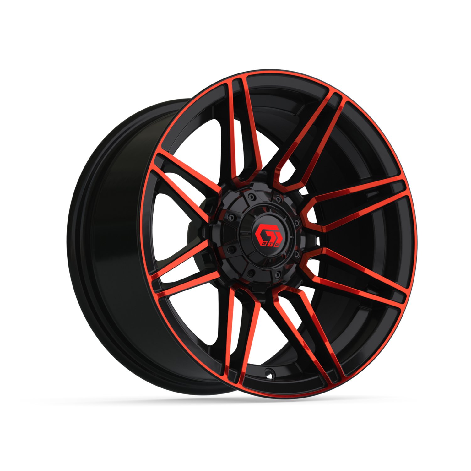 19-413 14" Stealth Machined & Red