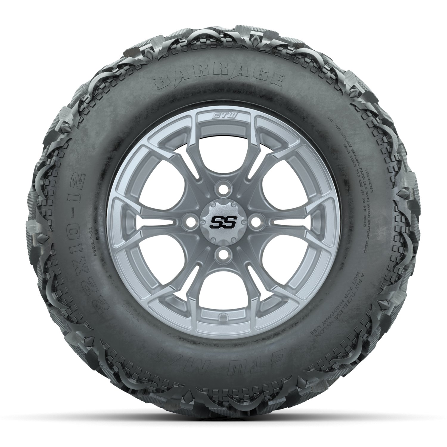 19-351 A19-1770 Spyder / Silver / Barrage
