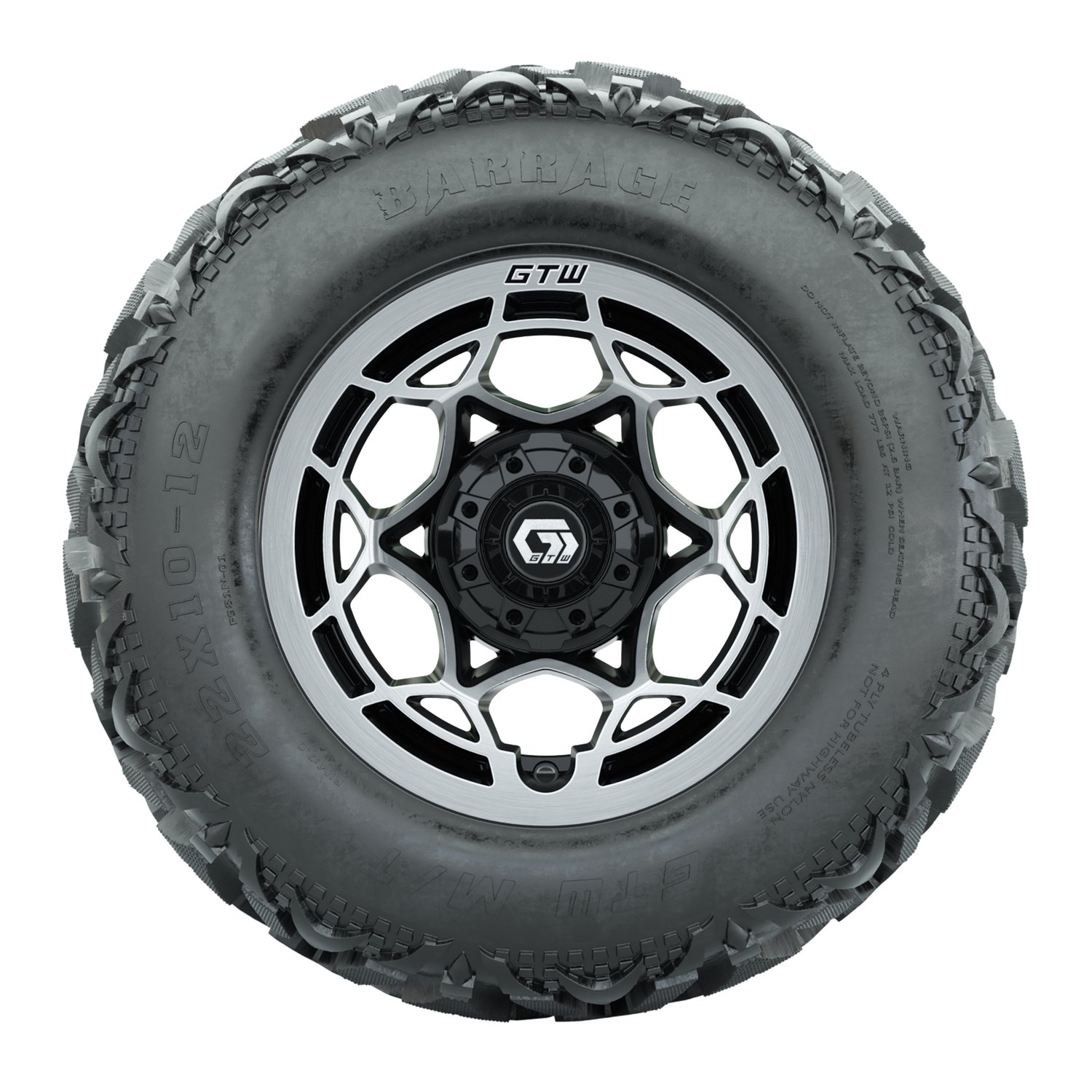 19-391 A19-1852 Nexus / Silver & Gloss Black / Barrage