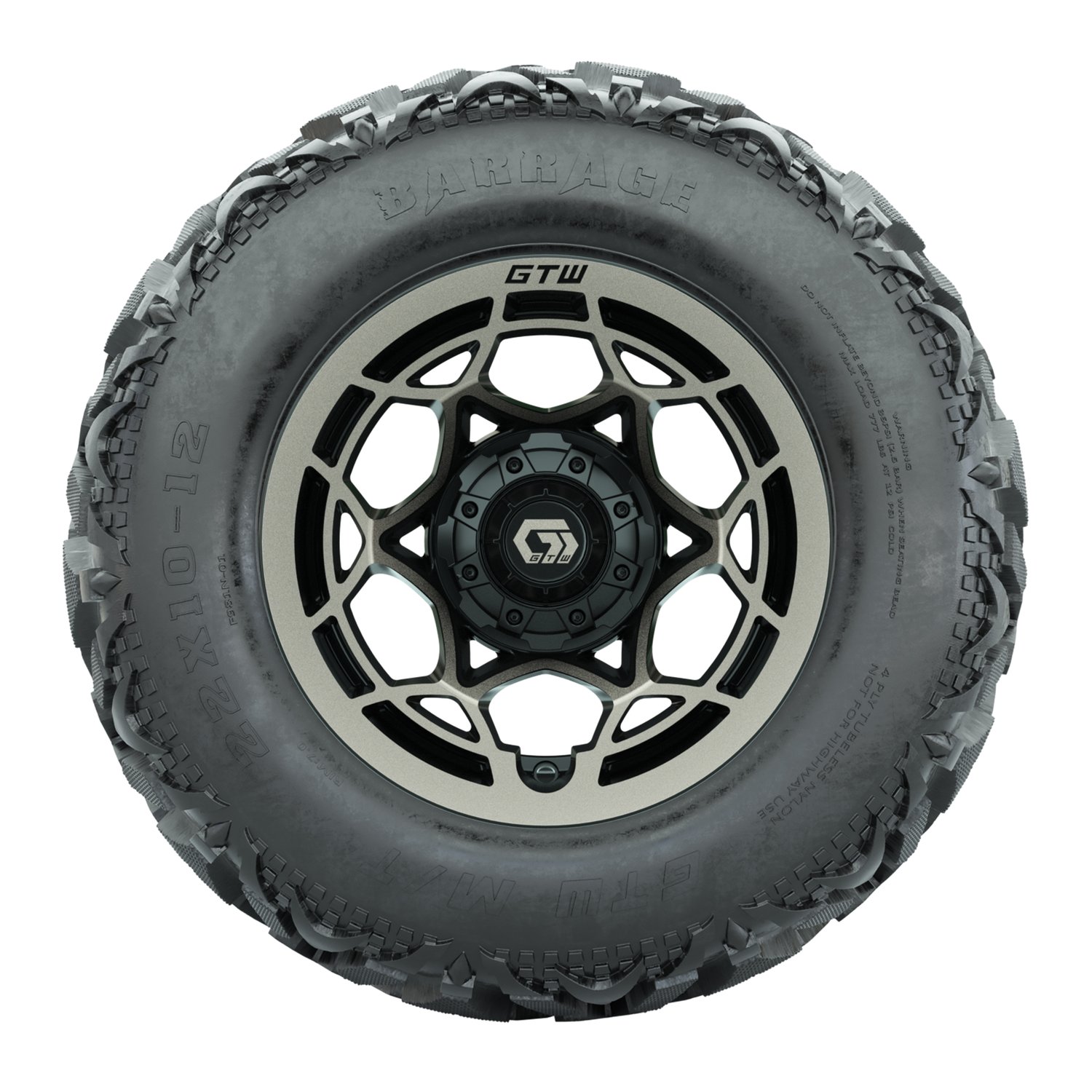 19-393 A19-1868 Nexus / Satin Bronze & Gloss Black / Barrage