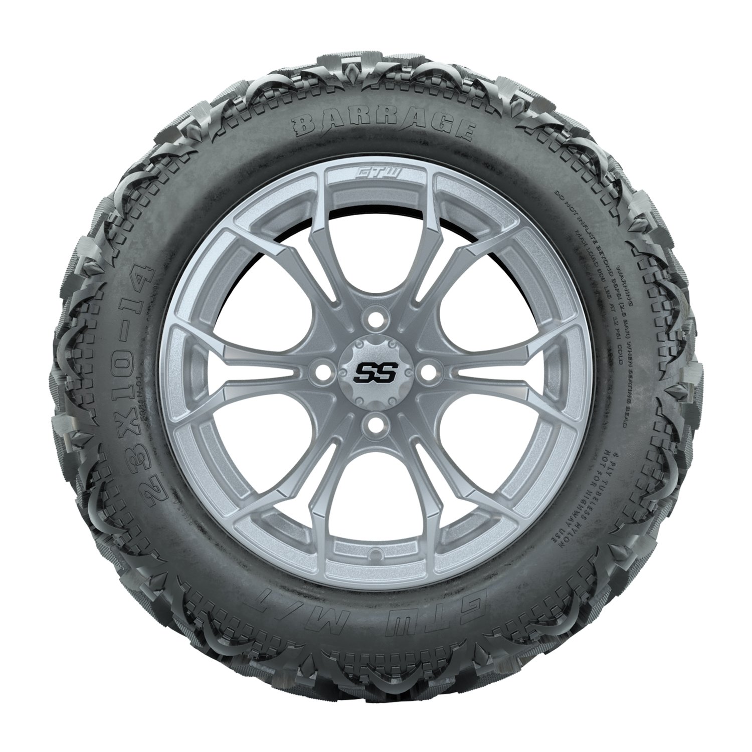 19-352 A19-2279 Spyder / Silver / Barrage