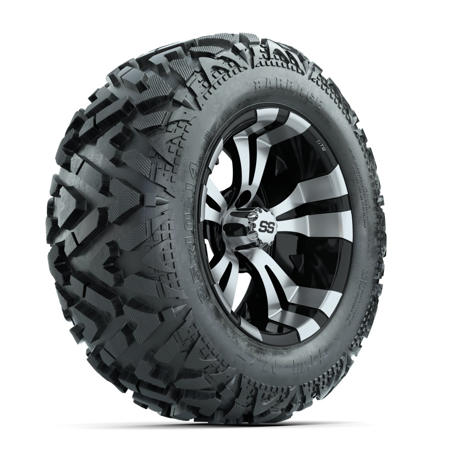 A19-2305 Vampire / Machined & Black / Barrage