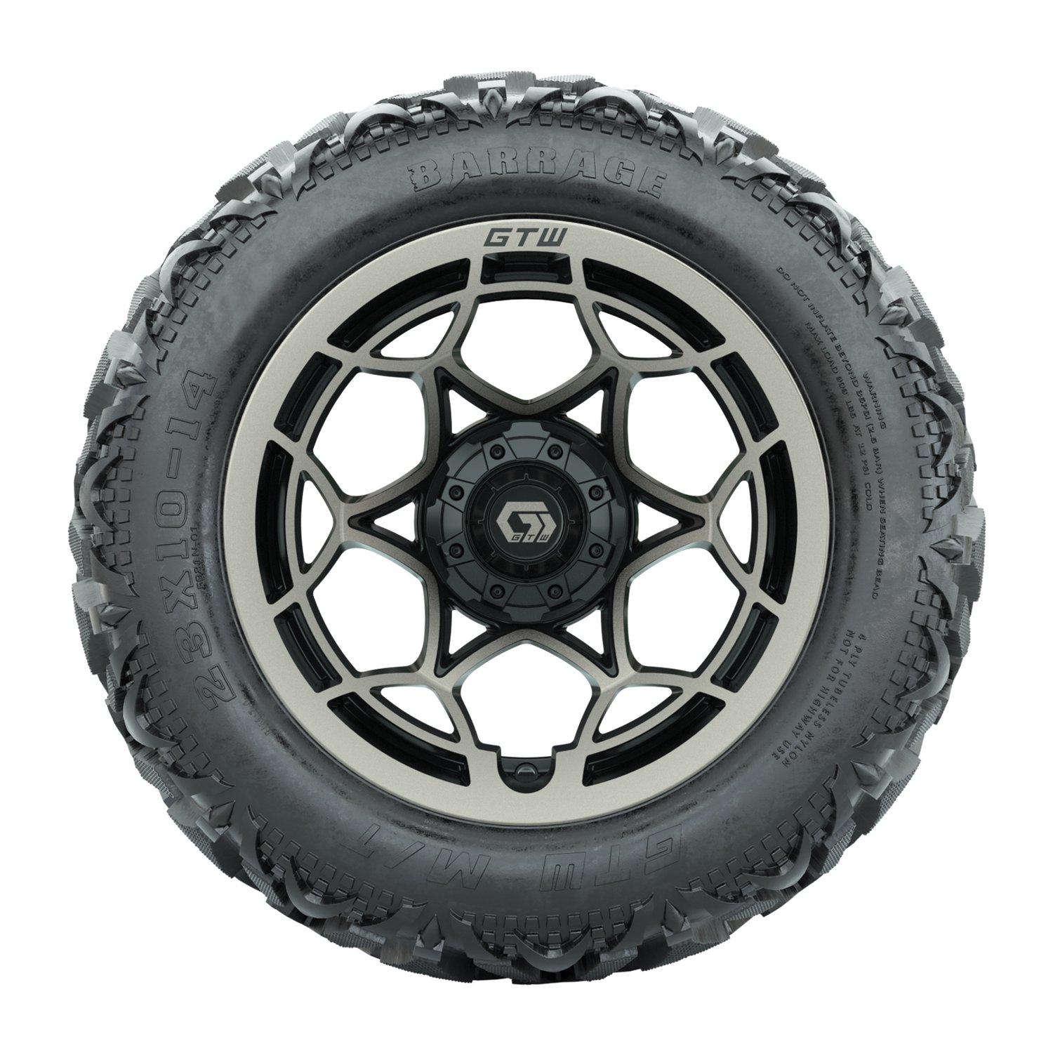 19-394 A19-2338 Nexus / Satin Bronze & Gloss Black / Barrage