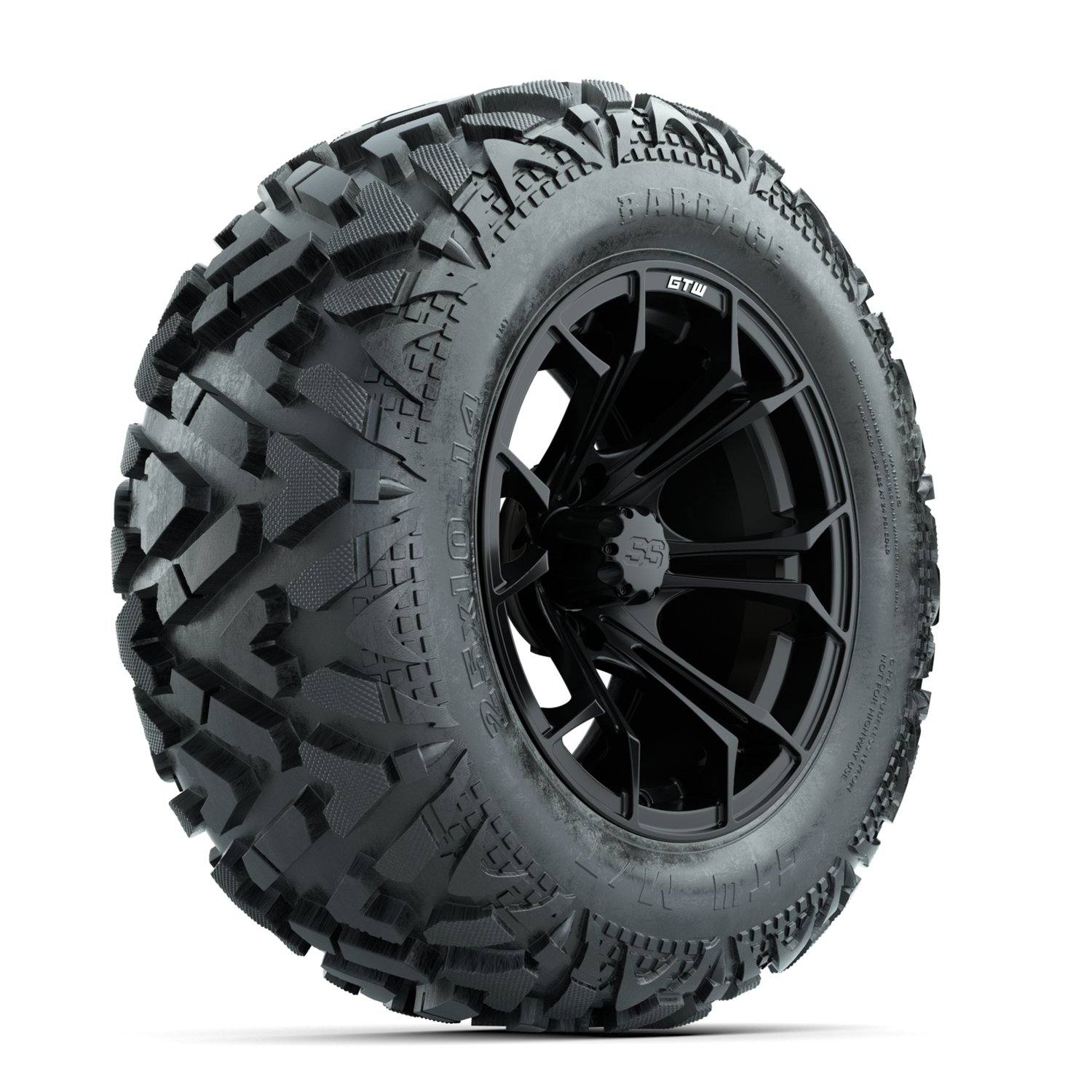 A19-2478 Spyder / Matte Black / Barrage