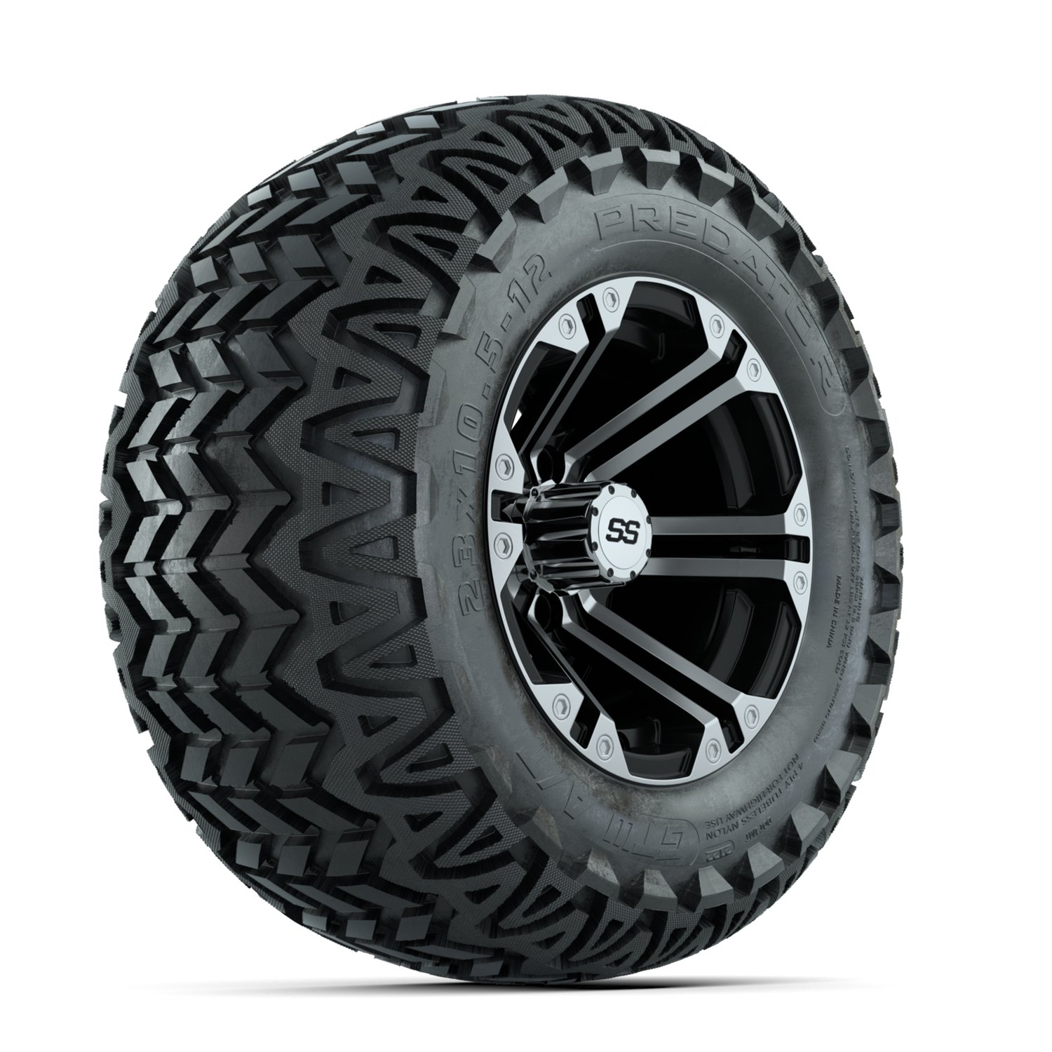 A19-340 Specter / Machined & Black / Predator