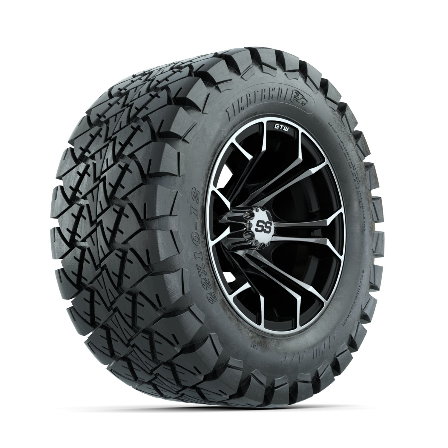 A19-376 Spyder / Machined & Black / Timberwolf